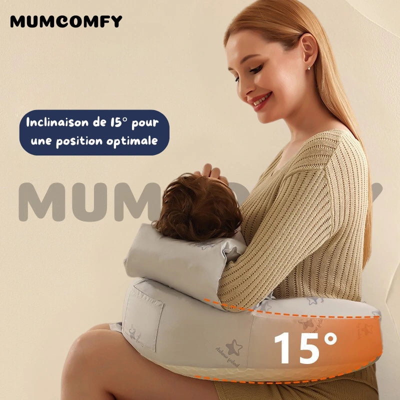Coussin de grossesse et d'allaitement ergonomique incliné à 15° - LactoEase®