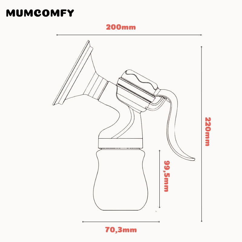 Tire-lait manuel portable - ManualFlow®