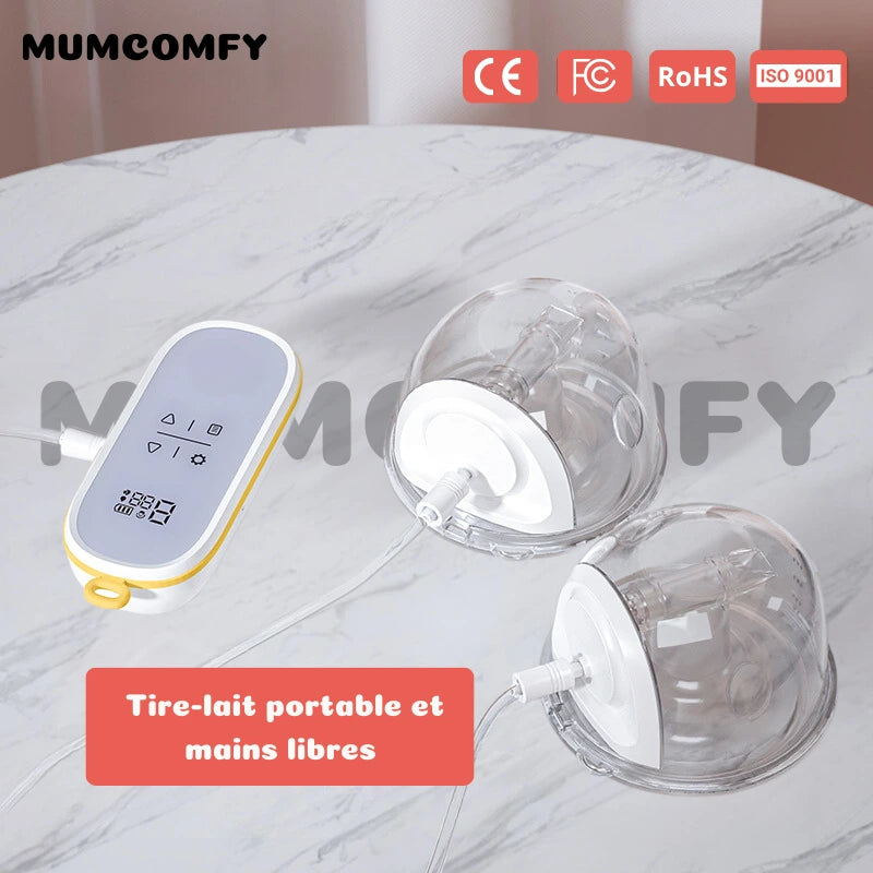 Tire-lait électrique portable, mains libres et portable - TwinFlex® Duo