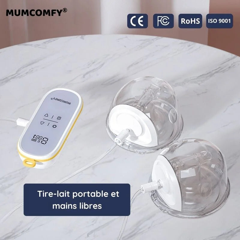 Tire-lait électrique portable, mains libres et portable - TwinFlex® Duo