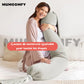 Coussin de grossesse et d'allaitement - 20x150 cm - Serenity®