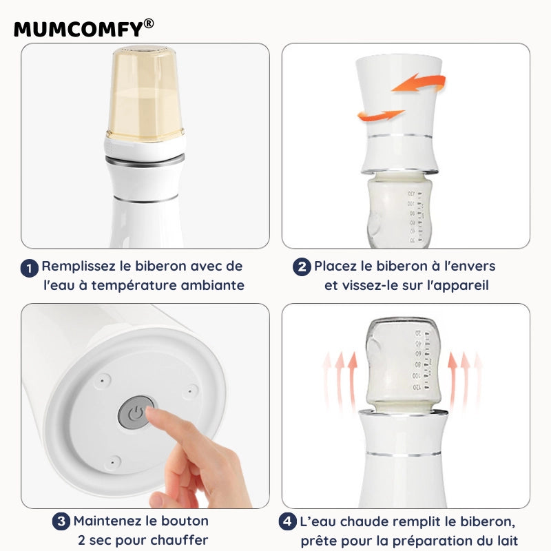Chauffe biberon nomade 8800mAh - WarmyGo®