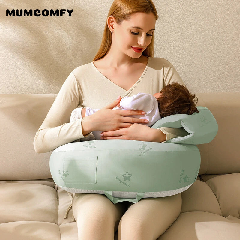 Coussin d'allaitement ergonomique incliné à 15° - Mumcomfy®