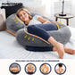 Coussin de Grossesse C-shape — Velours Signature