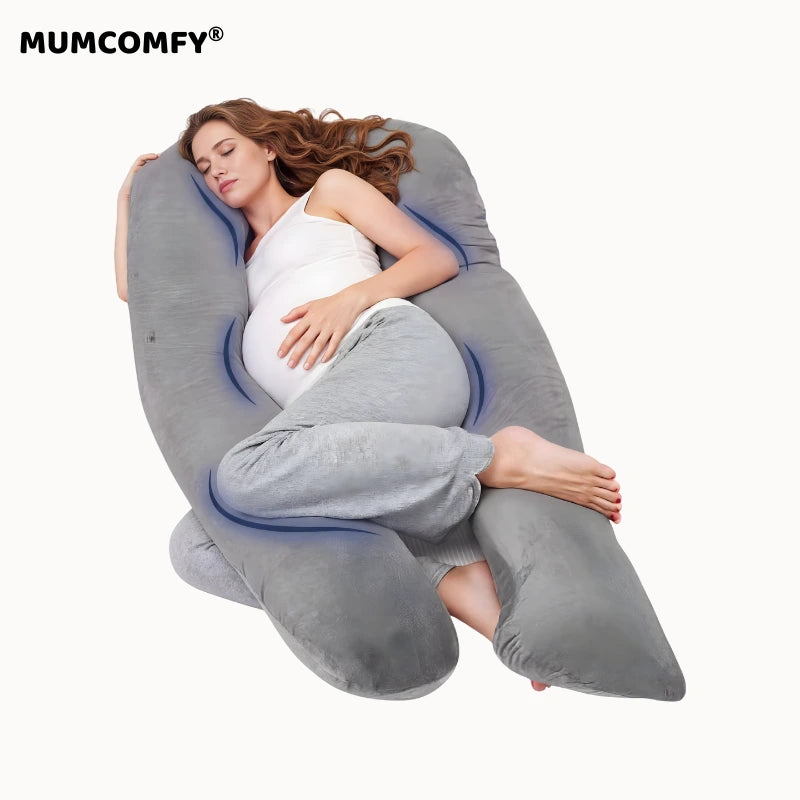 Coussin de Grossesse U-shape — Velours Signature