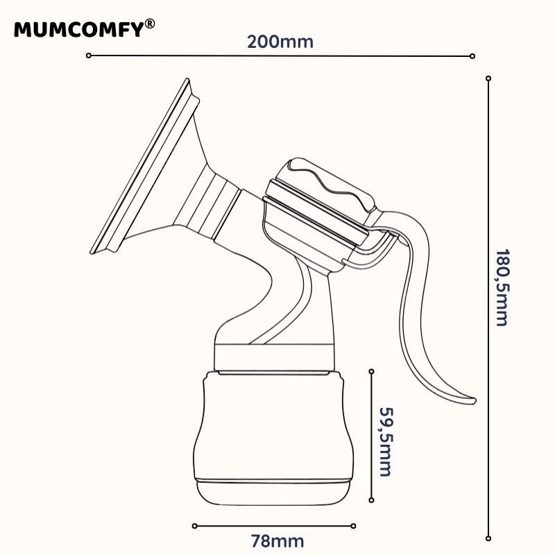 Tire-lait manuel portable - ManualFlow®