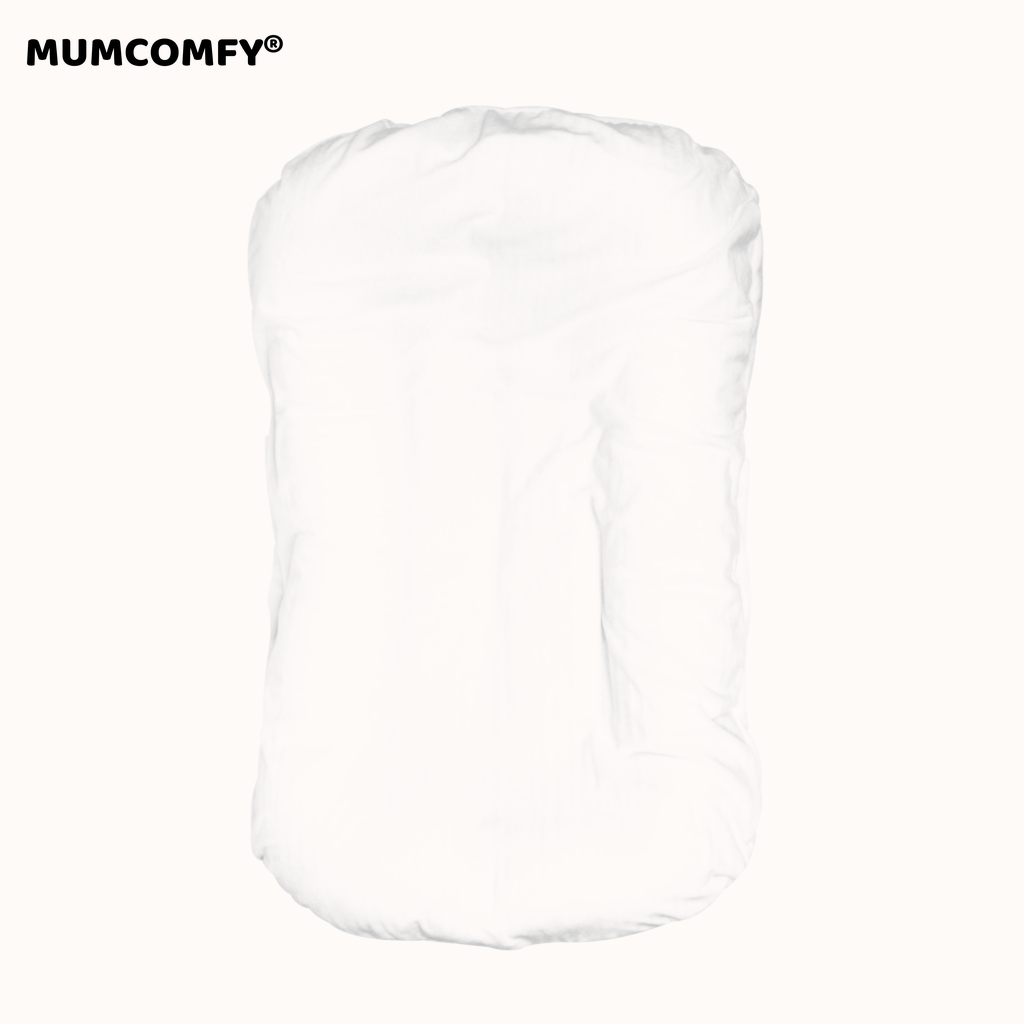 Cocon nid bébé Velours Blanc